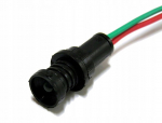 Žalia indikacinė lemputė 5mm, 12-24v Ac/dc
