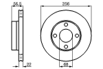 Stabdžių Diskas Audi 80 B4 Coupe B3 2.0 2.3 2.3E 1781 1984 2226 2309 7136091 7136092