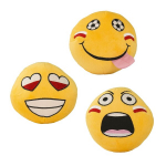 Žaislas &scaron;unims Trixie Soccersmiley, 14 cm, geltonas