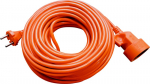 Elektrinis prailgintuvas 15m, 1 lizdas, 10a, 2500w, oranžinis