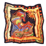 100% Mulberry &scaron;ilko skarelė moterims Sun