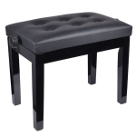 Pianino kėdutė NN LAWA 1, juoda
