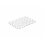 Apsauginis antikniediklis - INOFIX - Skaidrus - Diametras 8 mm - 24 vnt. - Klijai