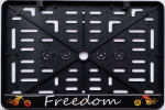 Motociklo valstybinio numerio rėmelis Freedom Virbantė 150 x 250 mm, 1 vnt.
