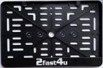 Motociklo valstybinio numerio rėmelis 2fast4u Virbantė 150 x 250 mm, 1 vnt.
