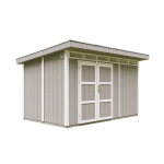 Premium kokybės sodo namelis Timbela M904A, 237 x 279 x 412 cm, su dažų rinkiniu Tundra Grey