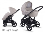 Vaiki&scaron;kas universalus vežimėlis Lonex Soft 3in1, beige