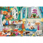 Dėlionė Castorland Crazy Pet Bath 1500 det.