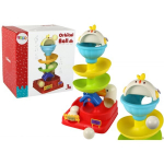 Sensorinis žaislas Falling Ball Egg Chicken Slide