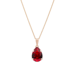 Kaklo papuo&scaron;alas moterims DiamondSky &bdquo;Venus II (Siam)&ldquo; su Swarovski kristalais DS01K598