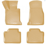 Guminiai kilimeliai beige 3D RIZLINE BMW 3 E46 (1998-2005)