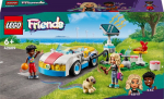LEGO&reg; 42609 Friends elektromobilis ir įkrovimo stotelė, automobilio žaislas su Nova ir Zac minifigūrėlėmis