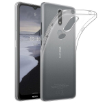 Kieto silikono (TPU) dėklas - skaidrus (Nokia 2.4)