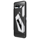 &bdquo;Carbon&ldquo; kieto silikono (TPU) dėklas - juodas (Rog Phone 5)