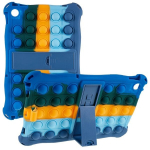 &bdquo;Popit&ldquo; Bubble Kickstand mink&scaron;to silikono (TPU) dėklas - mėlynas (Tab M10 10.1" Gen 3)