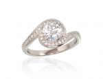 Sidabrinis žiedas Diamond Sky "Comet" DS01G373