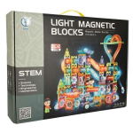 Magnetinis marmuro rutuliukų takelis &scaron;viečiantis 202 vnt.