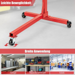 Costway variklio stovas 340 kg variklio pakėlimas 360&deg; besisukantis su 4 reguliuojamų rankenų variklio laikikliu garažams