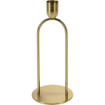 Dekoratyvinė metalinė žvakidė, aukso spalvos, 20 cm