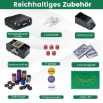 Pokerio rinkinys Costway, 300 žetonų