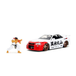 Jada Toys Street Fighter Nissan Skyline Gtr R34 su Rye figūrėle, 1:24