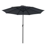 Lauko skėtis MOOREA, 3 m, Dark Grey