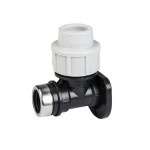 Jungtis alkūnė Bradas PE vamzdžiams 20mm/1/2" vid.sr., PN16