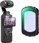 Filtras &Scaron;viesos tar&scaron;os mažinimo naktinis filtras su magnetu, skirtas DJI OSMO POCKET 3 K&F KF01.2702