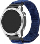 Fixed | Sporty Strap for Garmin QuickFit 22mm | 160-210 mm | Dark blue | Nylon