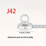 Magnetinis kabliukas, 1 vnt, 36 mm maksimalus traukimas 13,61 kg