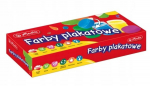 Plakatų dažai, 12 spalvų x 20ml