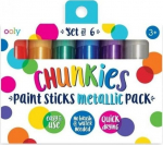Ooly "chunkies" metalinės dažų lazdelės, 6 vnt.