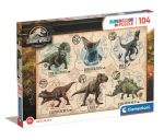 CLEMENTONI - 104 pieces - Jurassic World