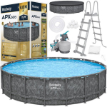 Karkasinis baseinas Bestway APX 365, 610 x 132 cm, su filtru