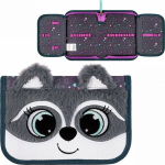 Dvipusė mokyklinė penalinė Bambino su pliu&scaron;iniu motyvu