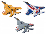 Naikintuvas su garsais Die Cast, įvairių spalvų