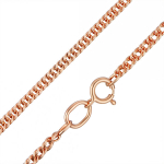 Auksinė grandinėlė moterims "Double Curb" Brasco 60635 60635-50