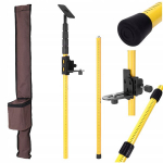 Stovas Rosfix 420cm &ndash; Reguliuojamas auk&scaron;tis 72&ndash;420 cm, 360&deg; pasukama platforma, Aliuminio konstrukcija