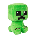 Mink&scaron;tas žaislas Minecraft Crying Expression, žalias, 26 cm