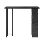 Baro stalas, 120x50x105cm, juodas