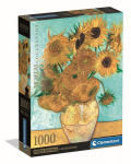 Dėlionė su saulėgrąžomis Clementoni Museum Van Gogh Sunflowers, 39966, 1000 d.