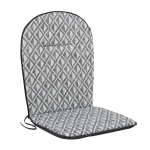 Lauko kėdės pagalvėlė Patio Monoblock, 96x46 cm, pilka