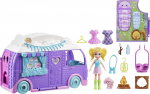 Lėlytė su priedais Mattel Polly Pocket Glamping Camper Van JCC32