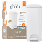 Vystyklų konteineris ANGELCARE Diaper Genie Select + 1 XL įdėklas, baltas