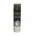CRISTAL FOR MEN drėkinančios skutimosi putos jautriai odai, 200 ml