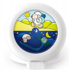 "Vaikų &scaron;vietimo žadintuvas Kid'Sleep - Claessens'Kids - Muzikinis naktipie&scaron;is - Diena/Naktis - Ne&scaron;iojamas baltas"