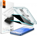 Spigen Glas.tR Ez Fit&ldquo; privatumo apsauginis grūdintas stiklas, 2 vnt., skirtas Samsung Galaxy S24 / S25 telefonams.