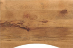 Stalvir&scaron;is su i&scaron;lenkta 80x50x2,5 cm medžio masyvo grubus mango