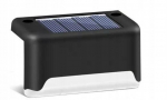 Saulės energijos LED lauko &scaron;viestuvai laiptams ir tvoroms, 4 vnt.