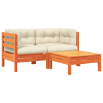 Dvivietė sodo sofa，Lauko sofa su pagalvėlėmis ir pakoja CFE75986